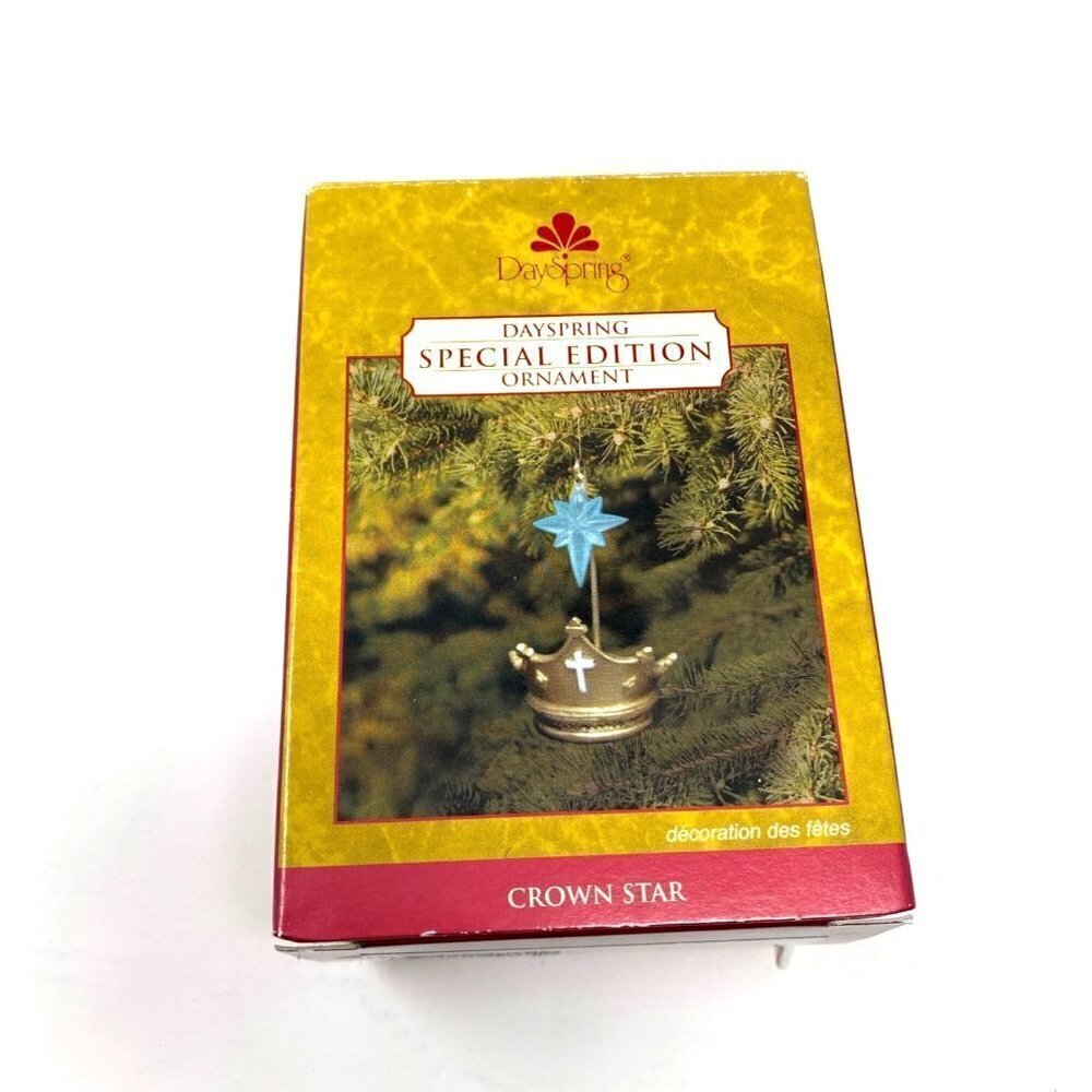 NWT Dayspring Special Edition Crown Star Ornament Religious